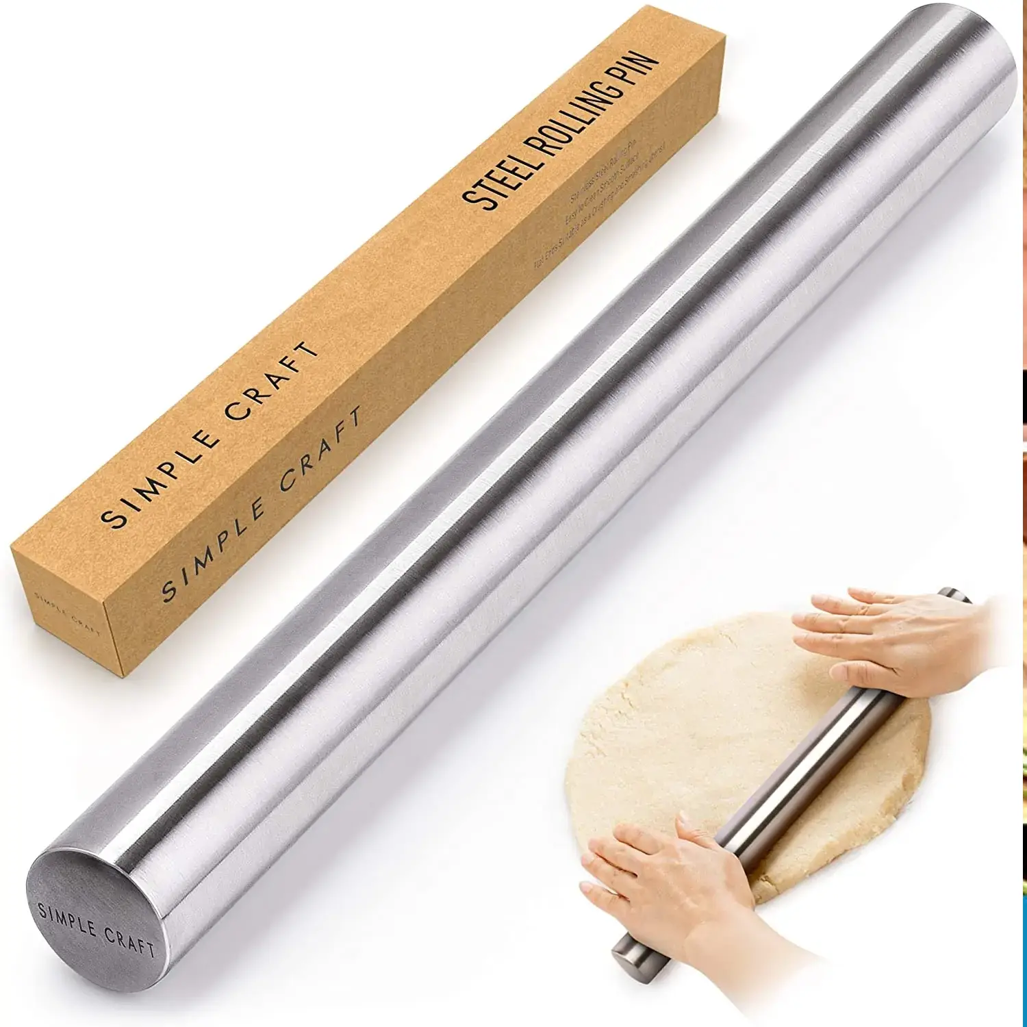 SC Steel Rolling Pin