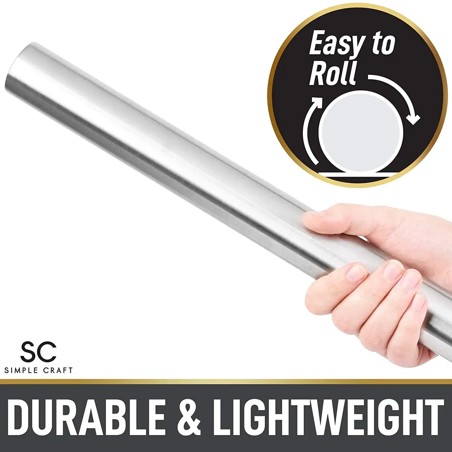 SC Steel Rolling Pin