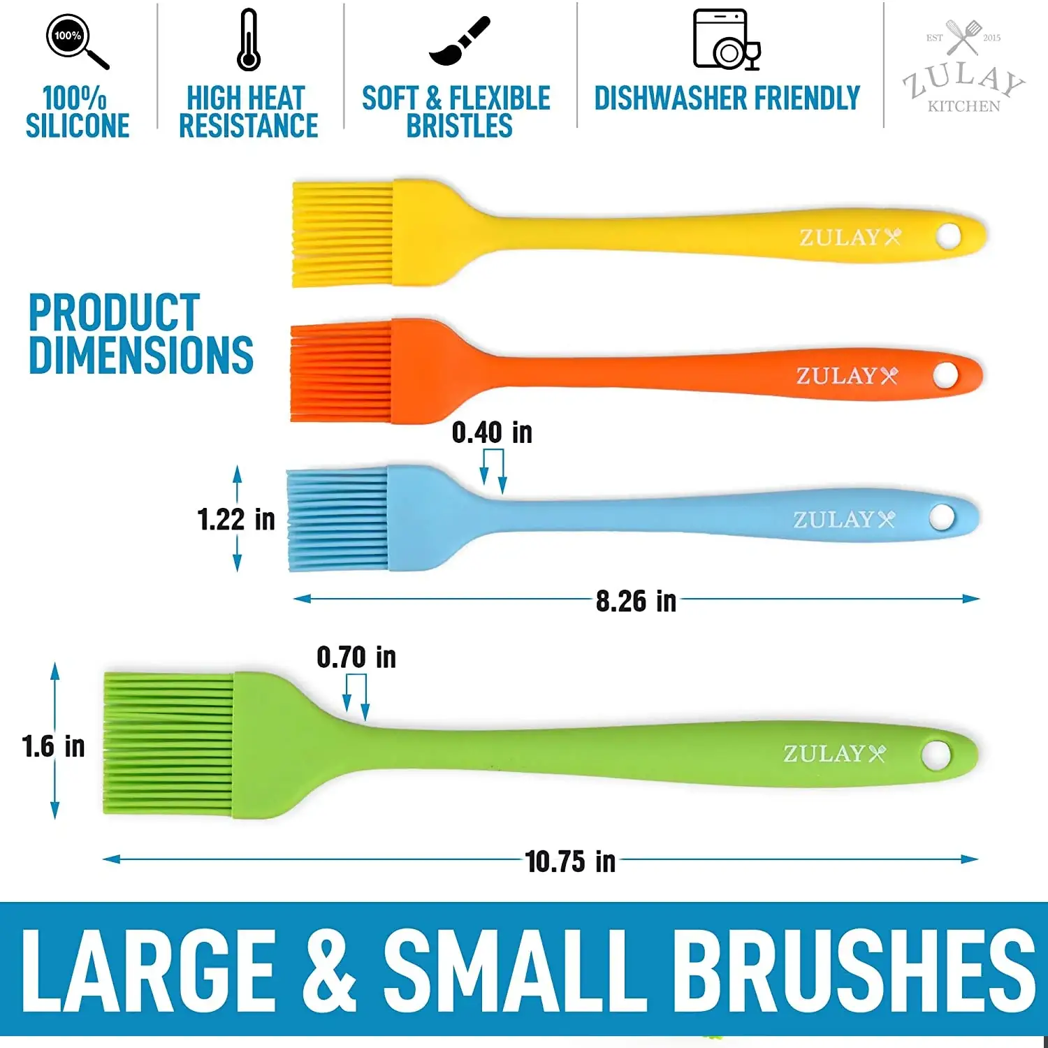 Pastry Brush - 4 Piece Set