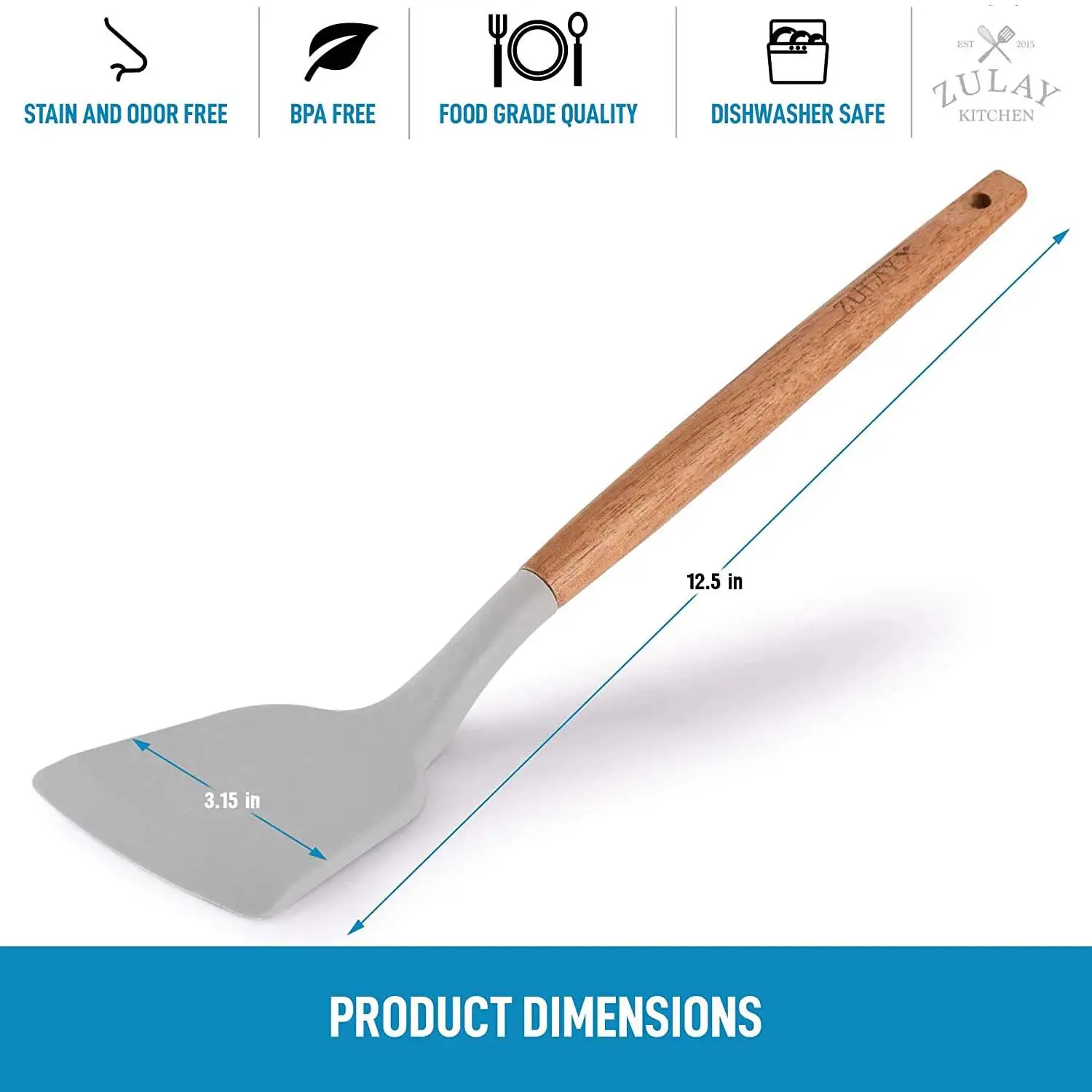 Premium Silicone Spatula (12.5 Inch)