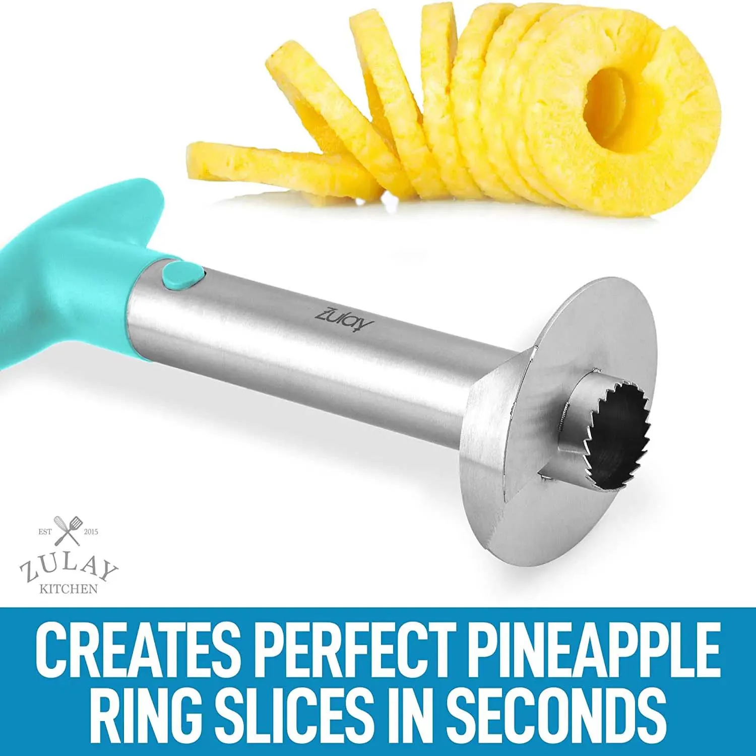 Zulay Kitchen Stainless Steel Pineapple Corer