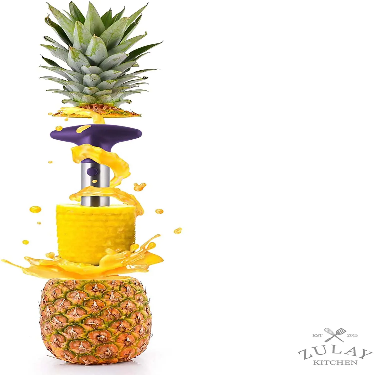 Zulay Kitchen Stainless Steel Pineapple Corer