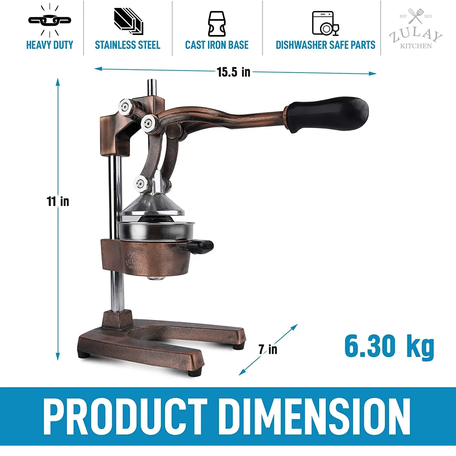 Premium Citrus Juicer - Manual Citrus Press And Orange Squeezer