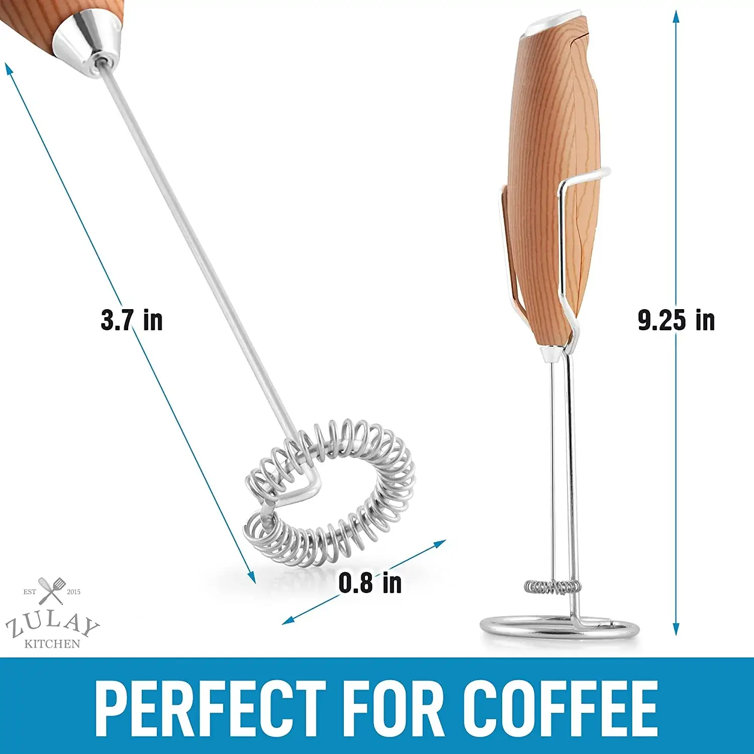 Milk Frother With Holster Stand