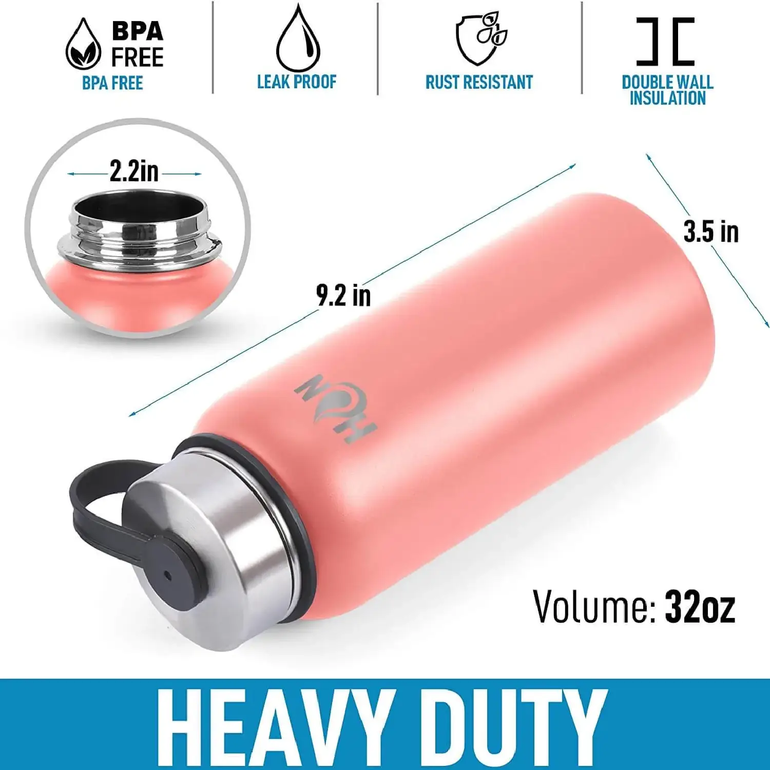 Hydration Nation Thermo Insulated Water Bottle