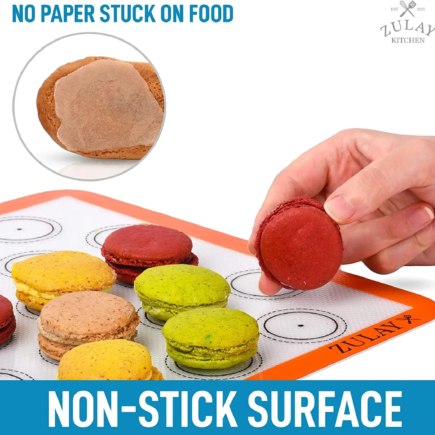 Macaron Silicone Baking Mats - 4 Piece Set