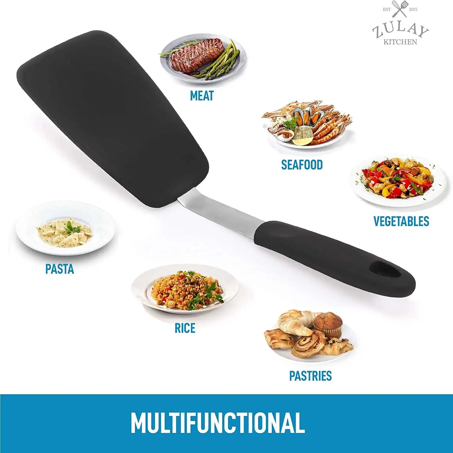 Zulay Flexible Silicone Spatula