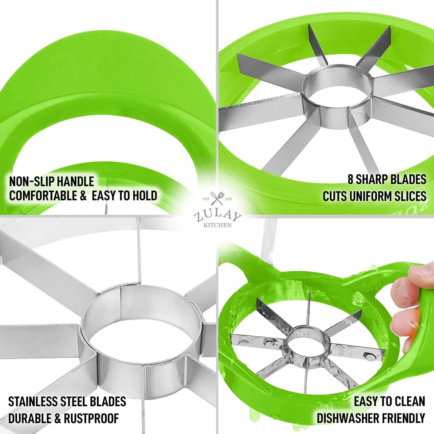 Apple Corer And Slicer With 8 Sharp Blades