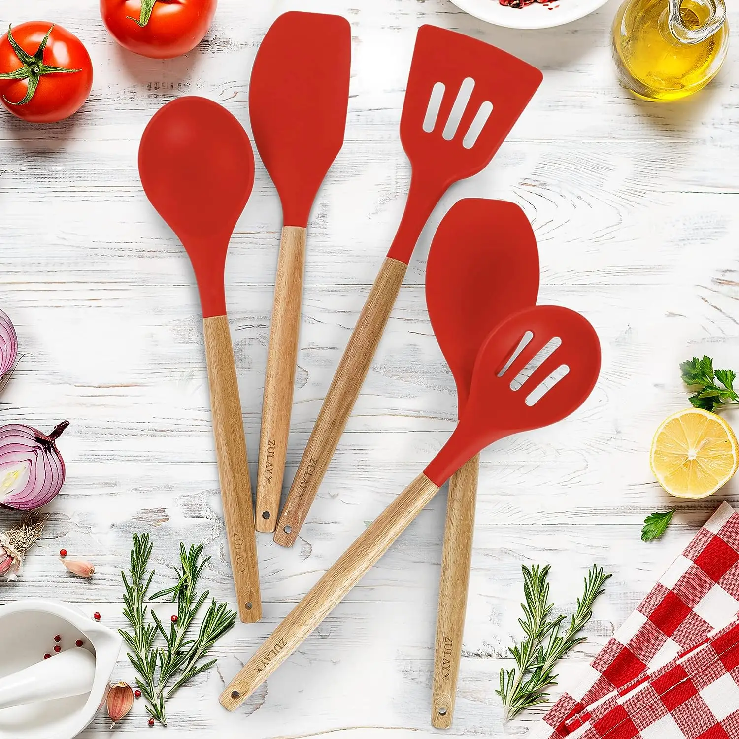 Silicone Utensils Set - 5 Piece