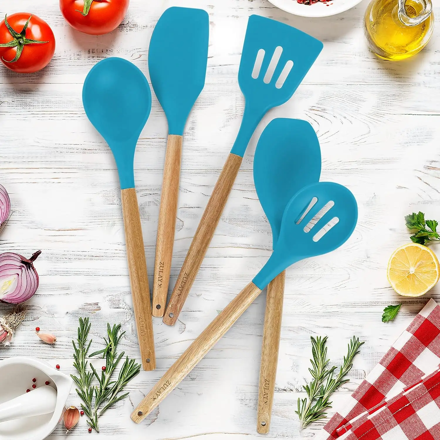 Silicone Utensils Set - 5 Piece