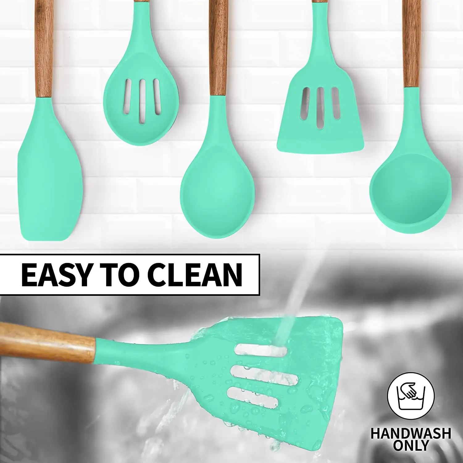 Silicone Utensils Set - 5 Piece