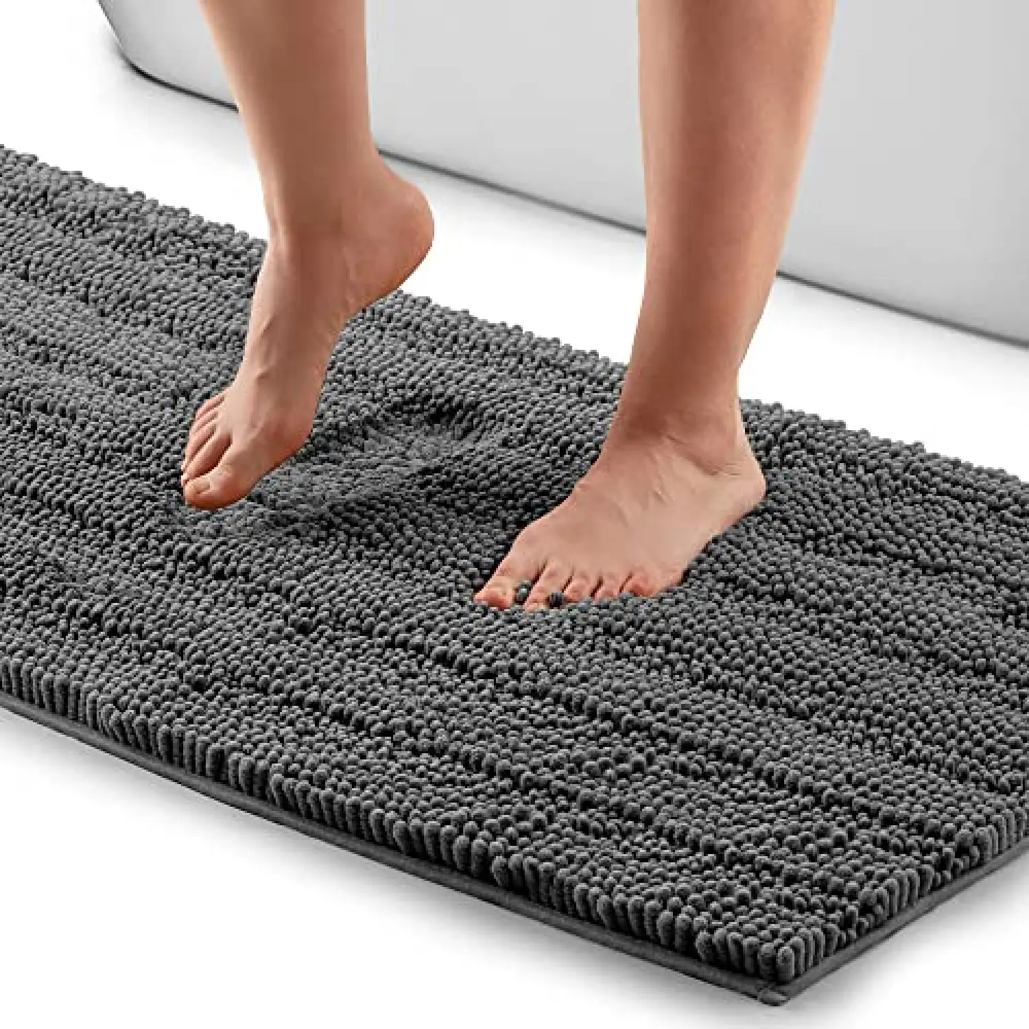 Zulay Home Soft Shaggy Bathroom Rug