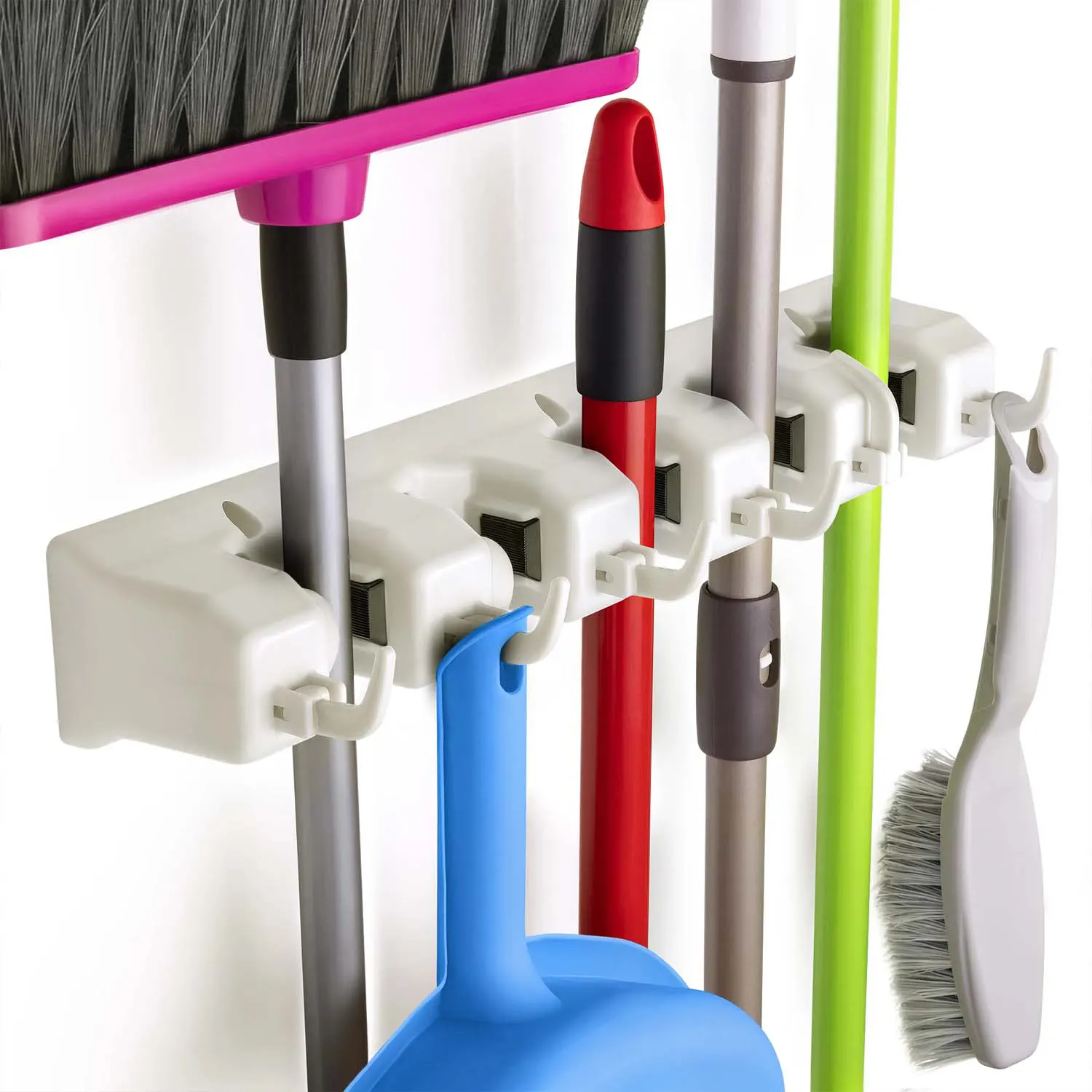 Zulay Home Mop And Broom Organizer Wall Mount