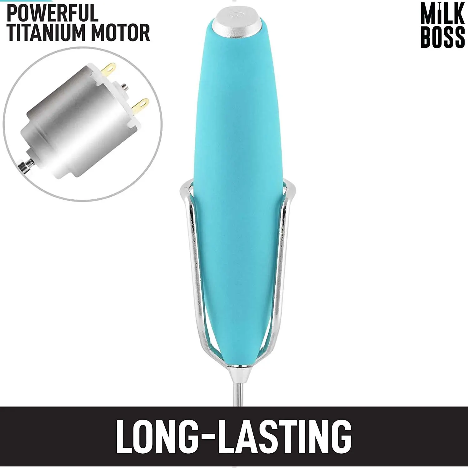 Milk Boss Milk Frother With Holster Stand