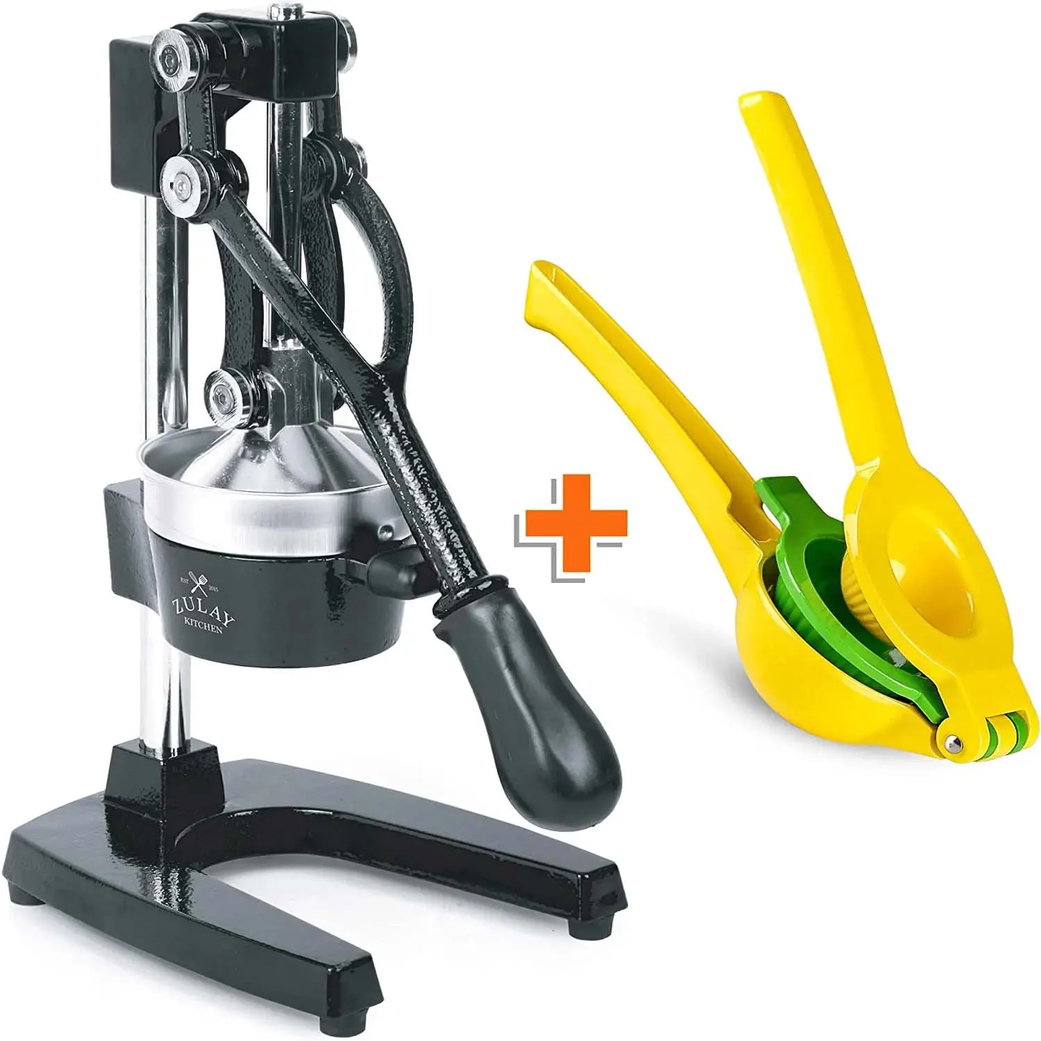 Professional Citrus Juicer + 2 In 1 Lemon Squeezer Complete Set