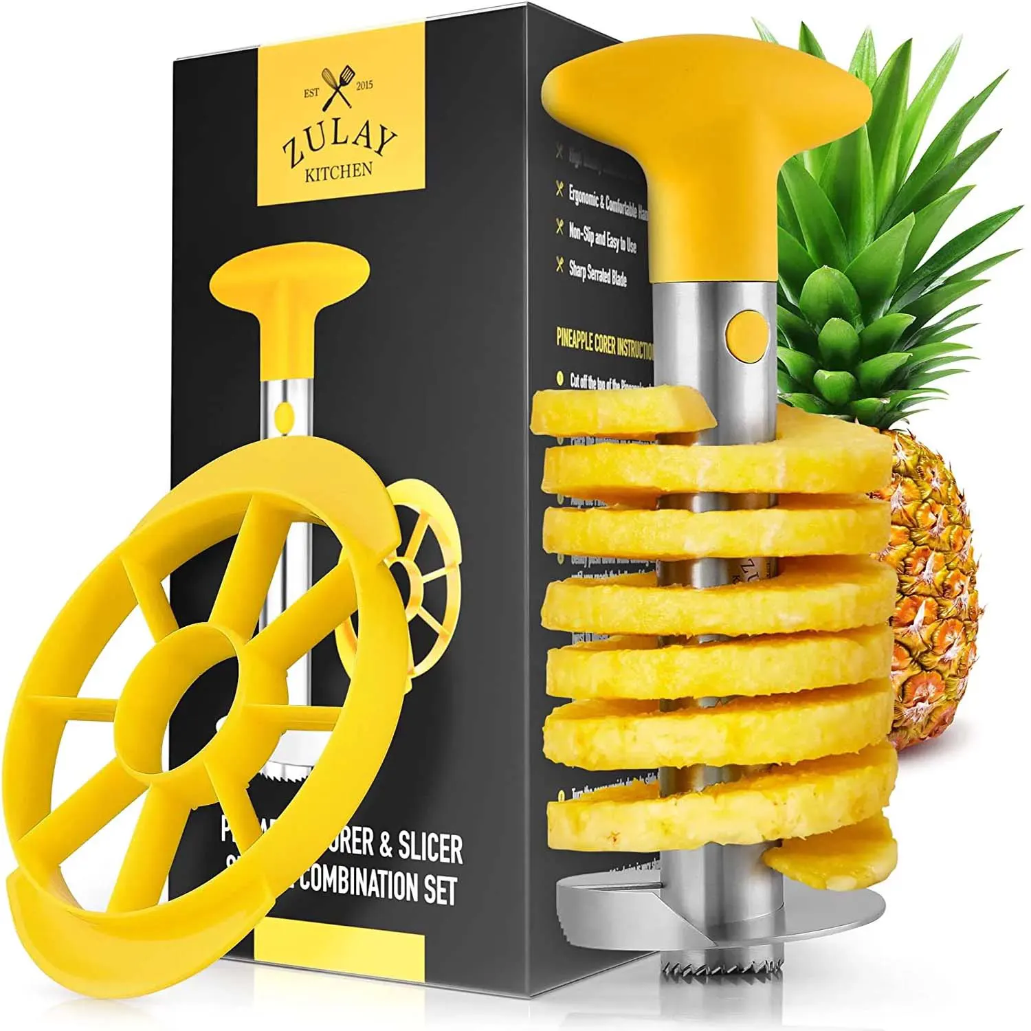 Pineapple Corer And Slicer Tool Set