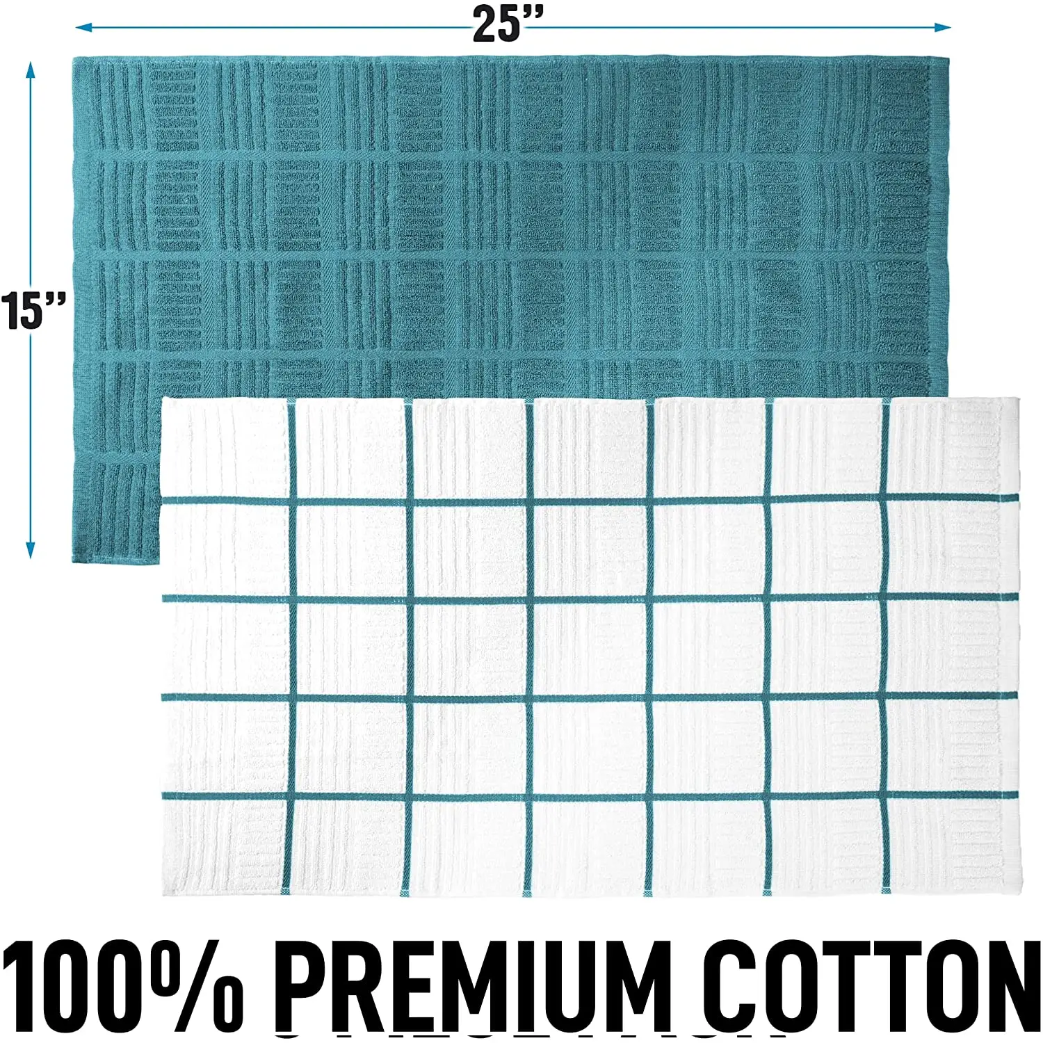 Absorbent Kitchen Towels Cotton