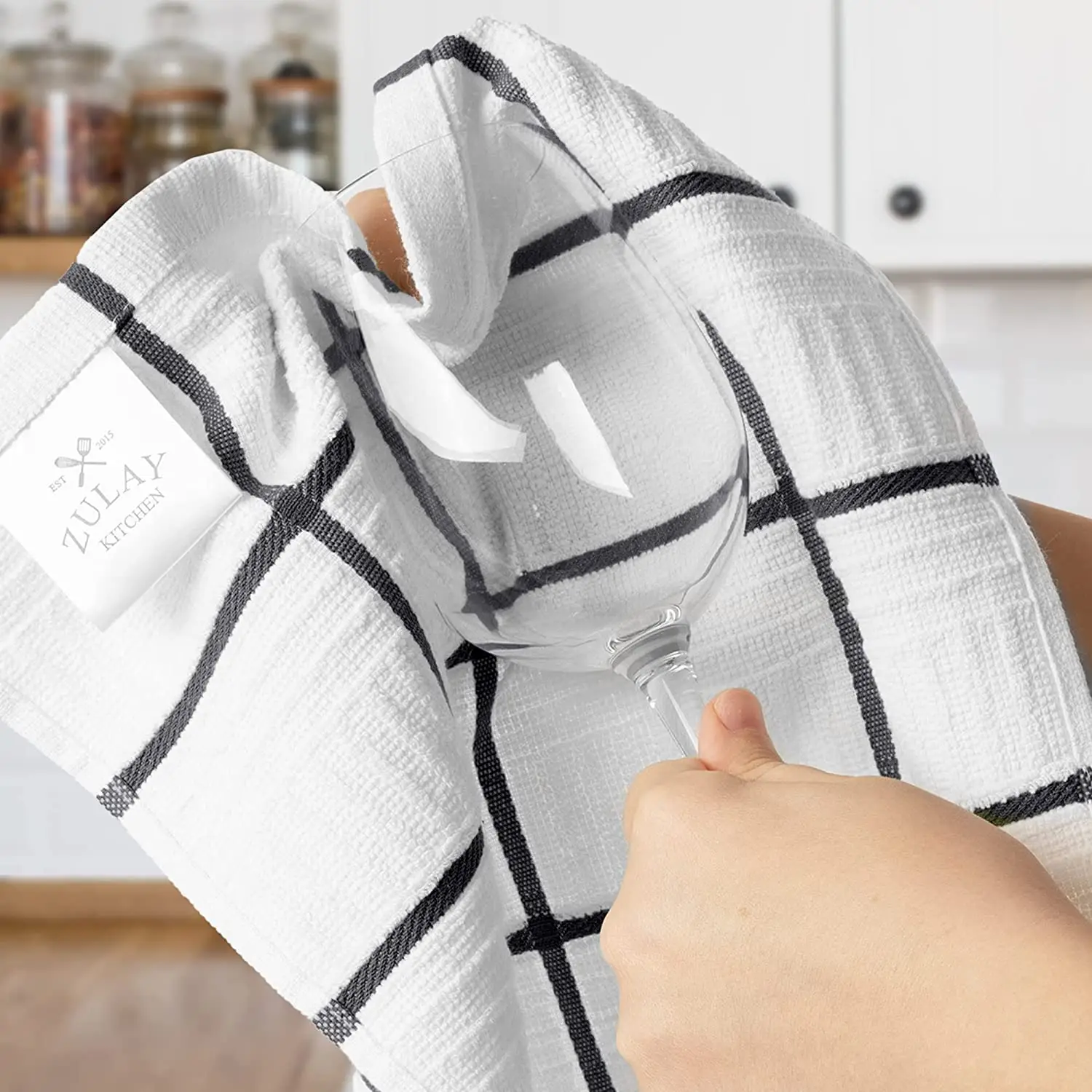 Absorbent Kitchen Towels Cotton