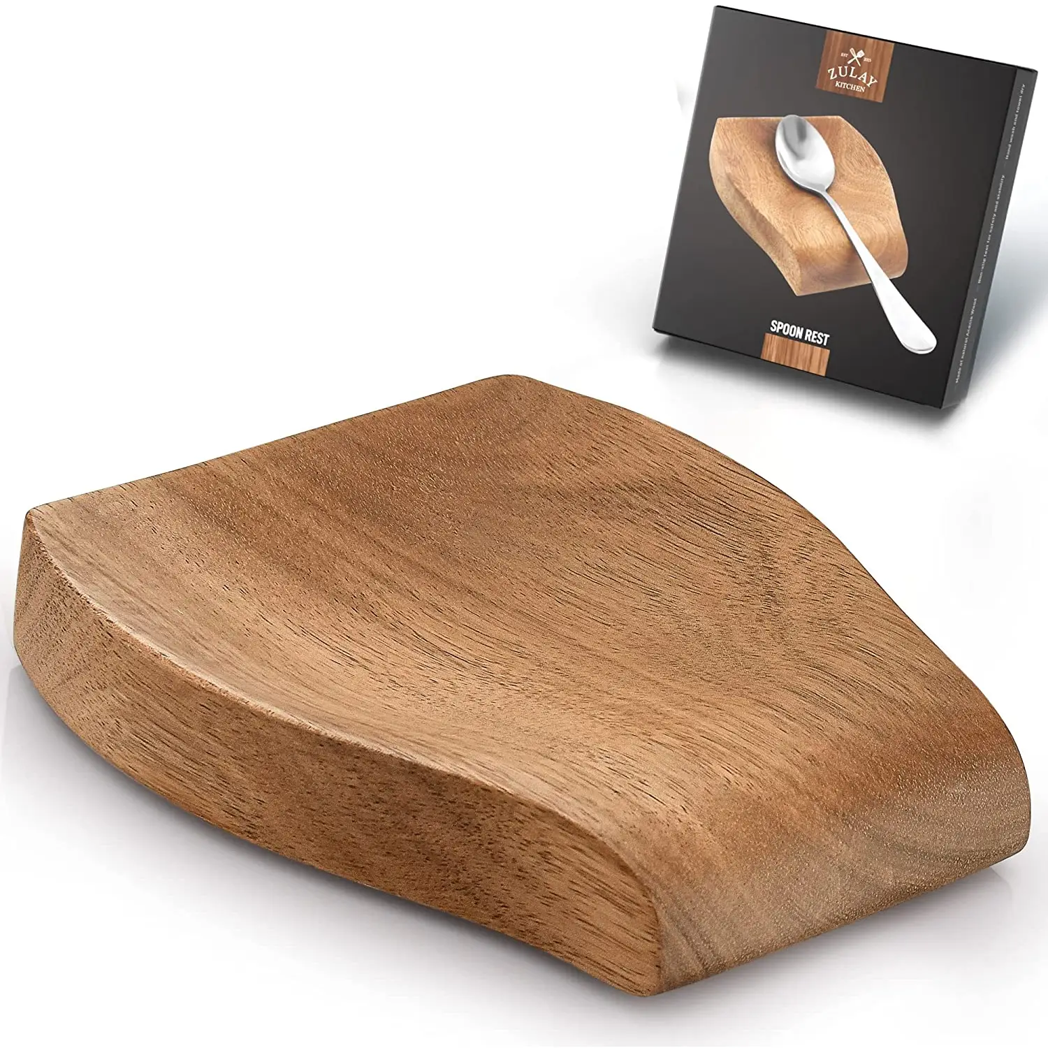 Wood Spoon Rest For Kitchen