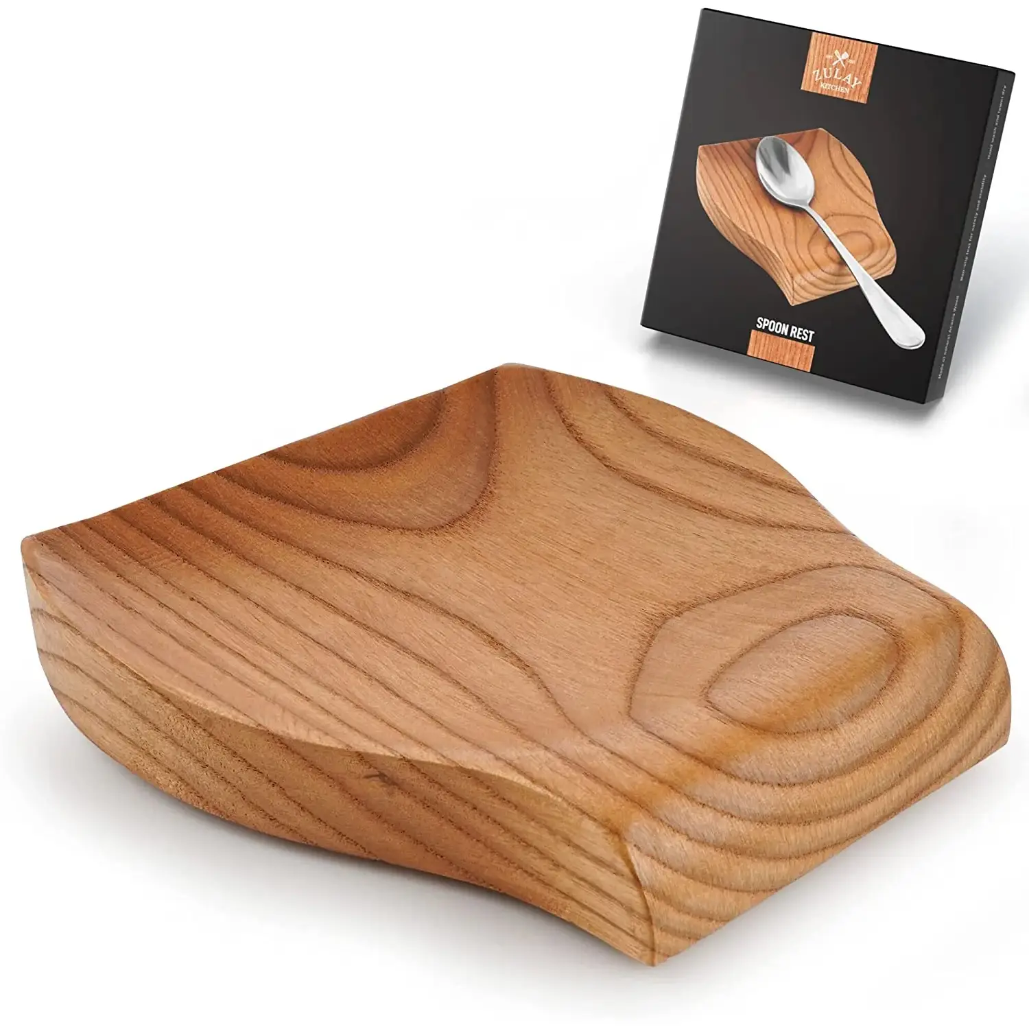 Wood Spoon Rest For Kitchen