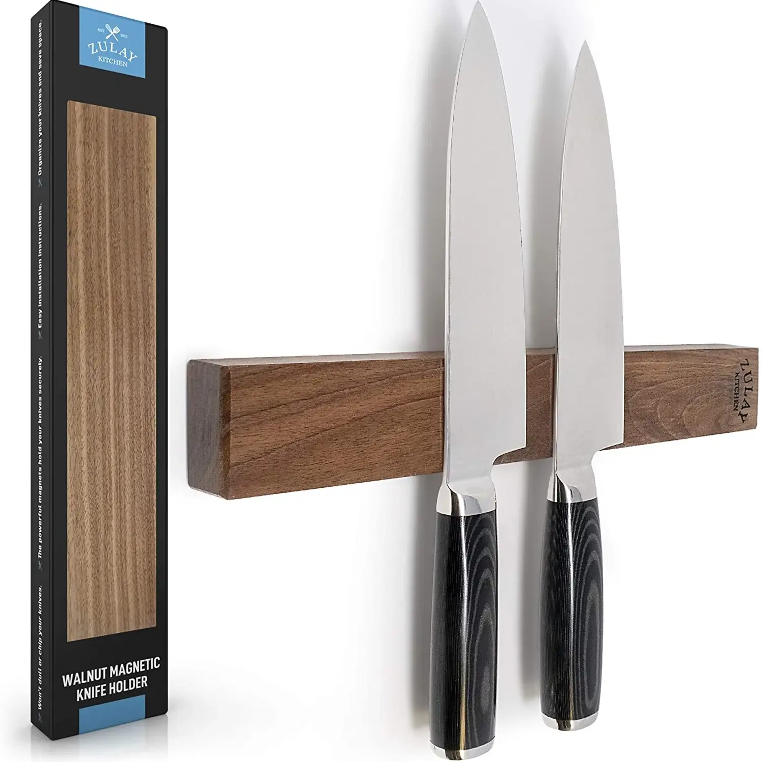 Wooden Magnetic Knife Strip