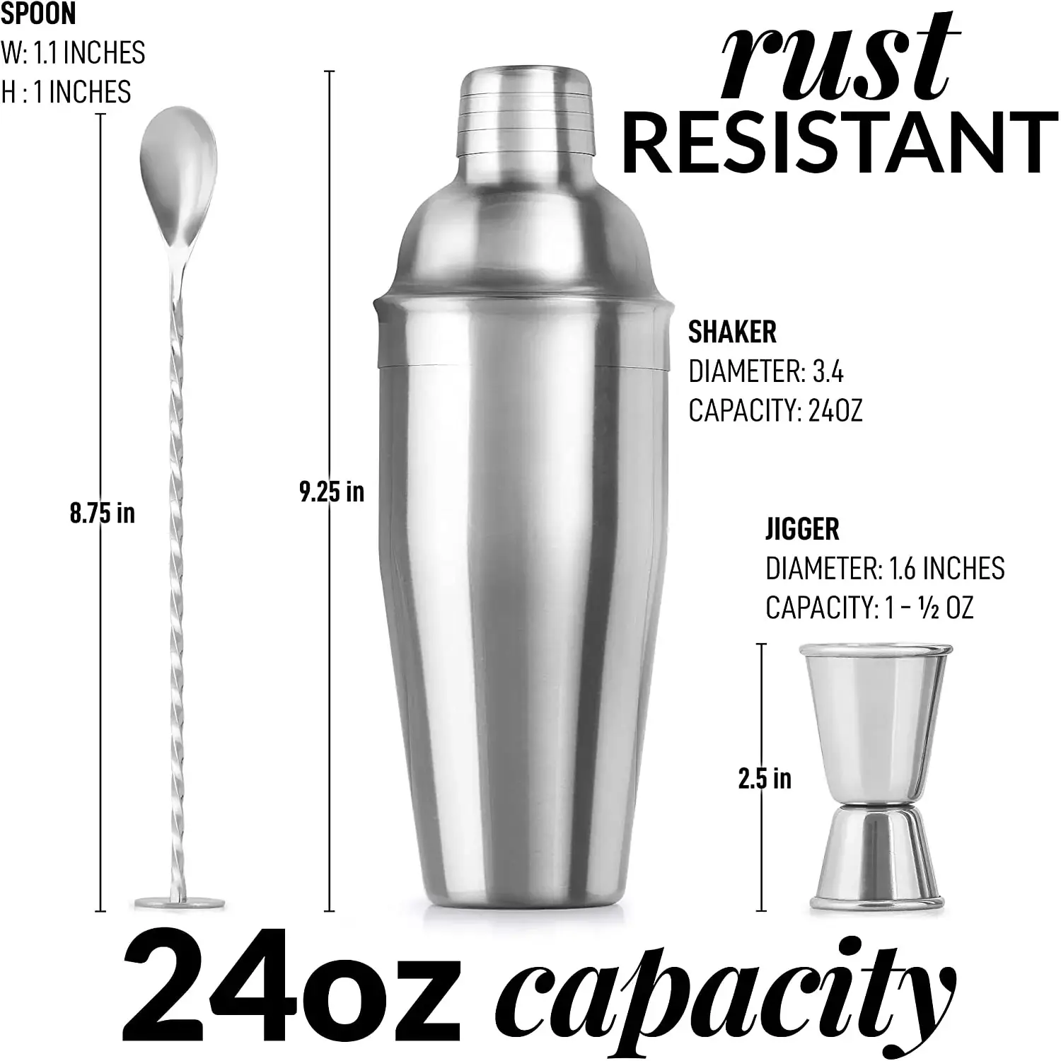 Professional Cocktail Shaker Set