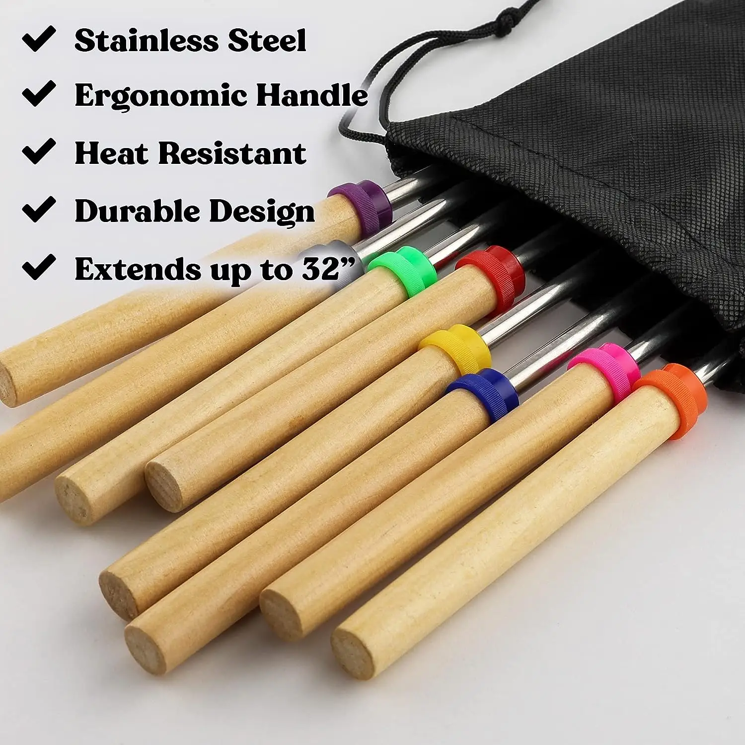 Marshmallow Roasting Sticks (32 Inch)