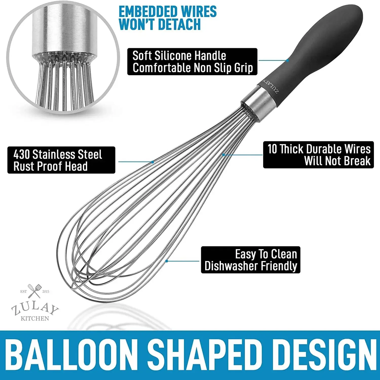 12" Balloon Whisk