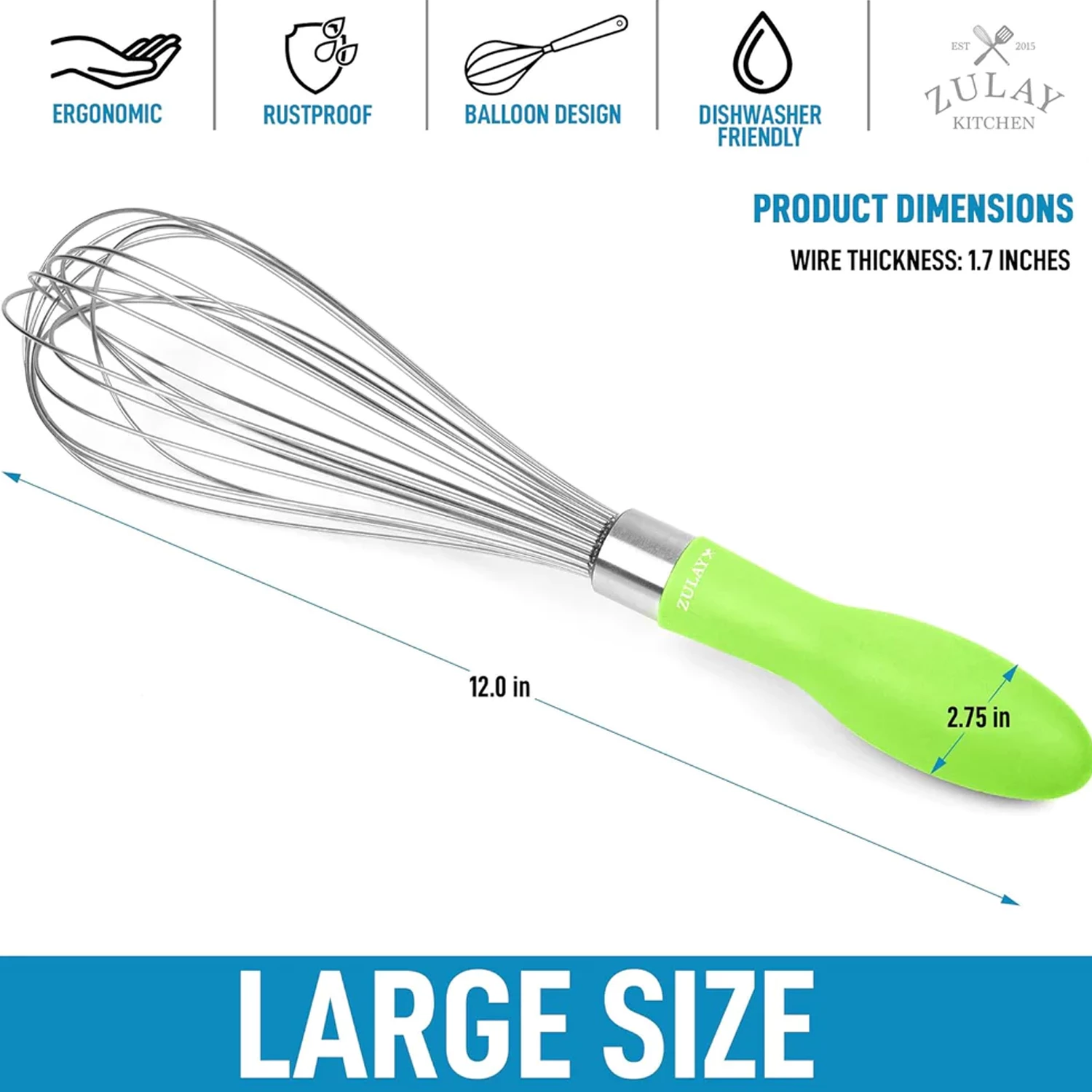 12" Balloon Whisk