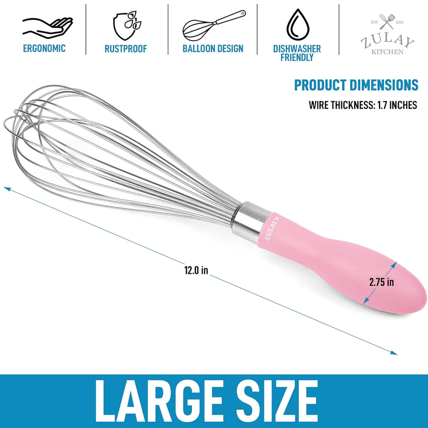 12" Balloon Whisk