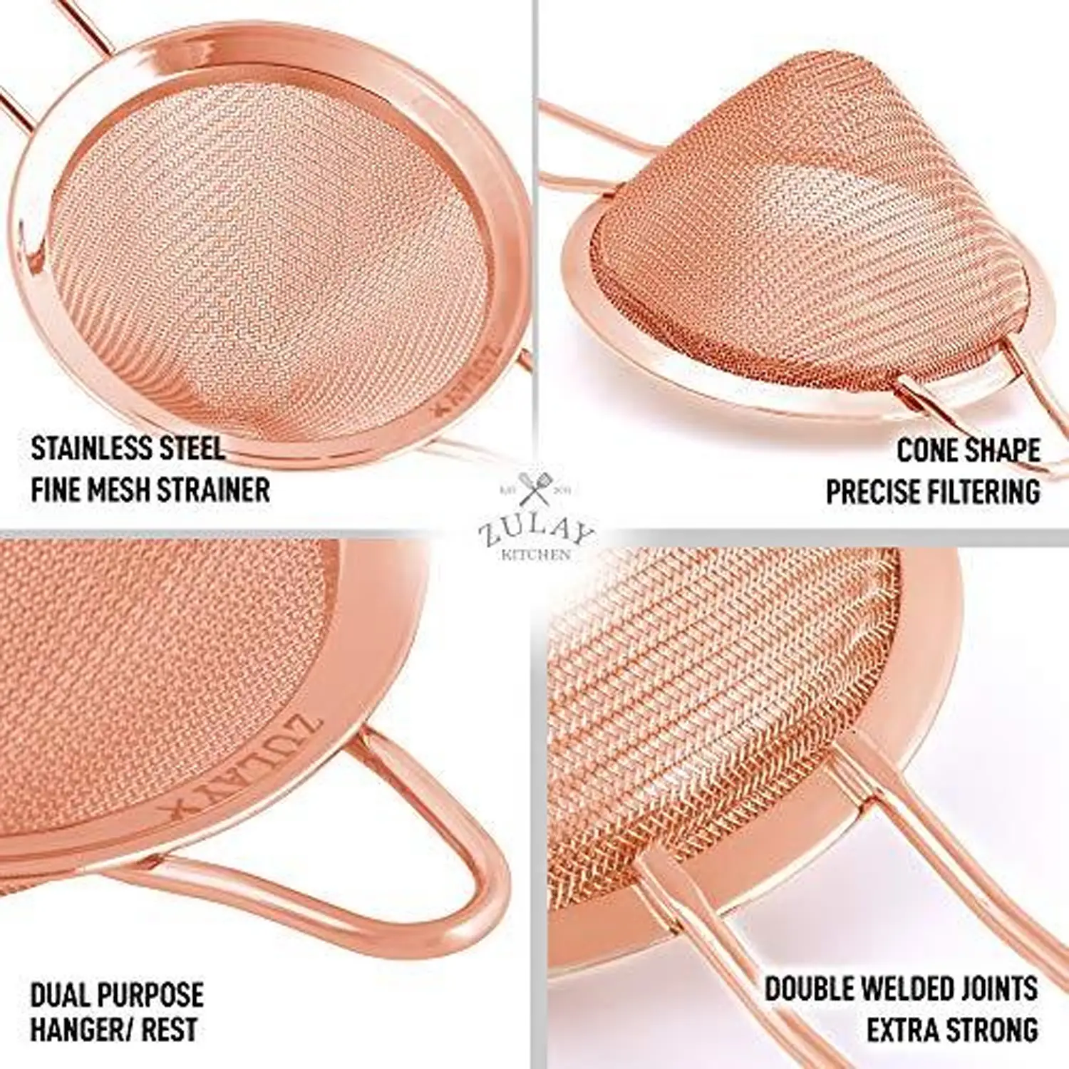 Cone Shaped Cocktail Strainer