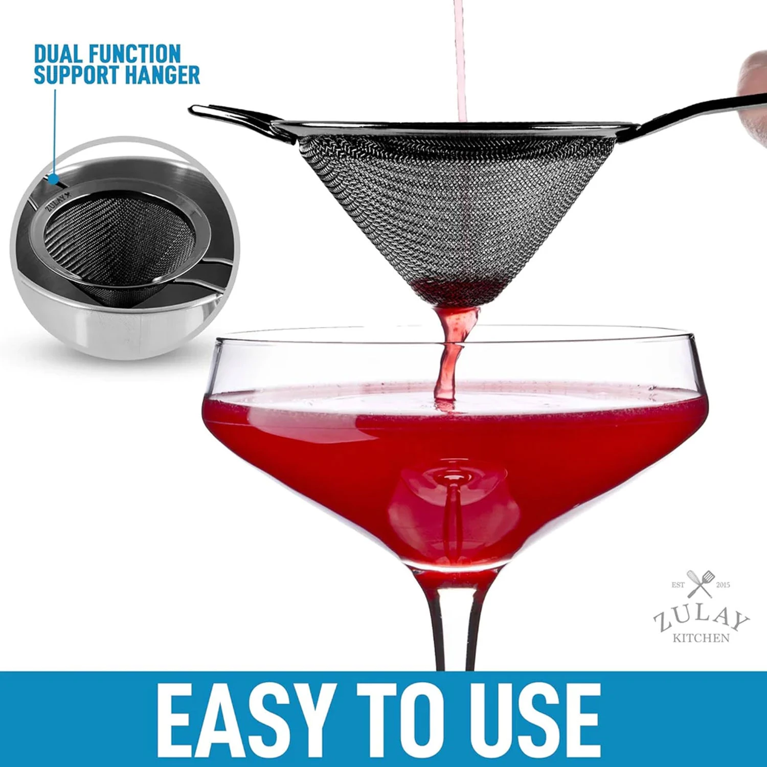 Cone Shaped Cocktail Strainer