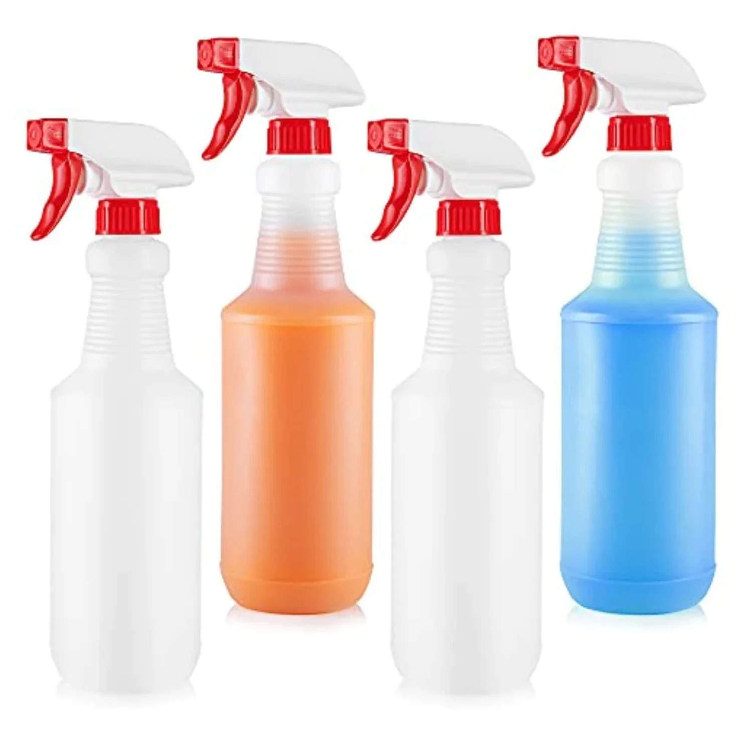 Zulay Home Plastic Spray Bottles With Adjustable Nozzle And Spring Loaded Trigger