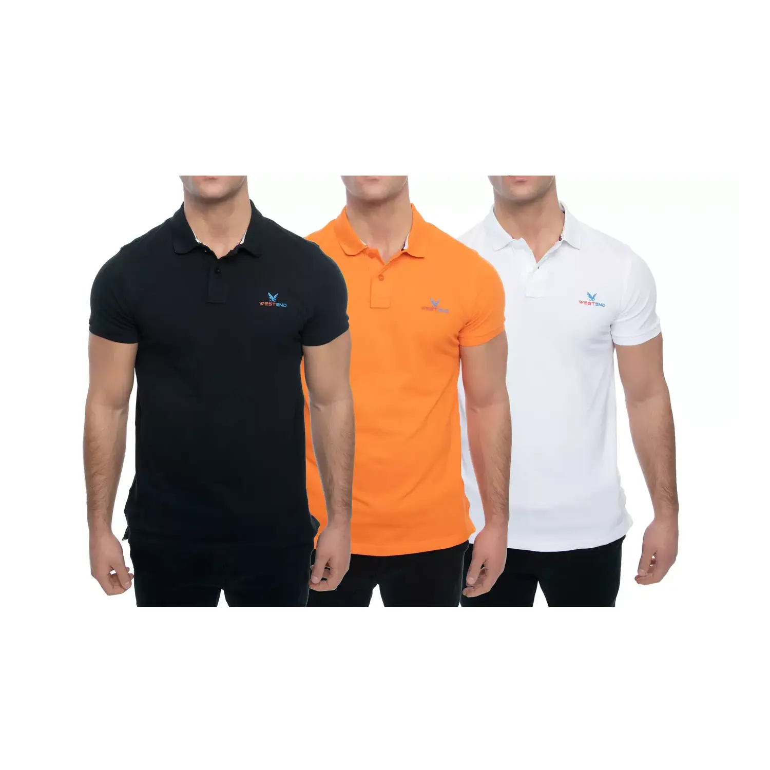Men's Short Sleeve 100% Cotton Polo Shirts