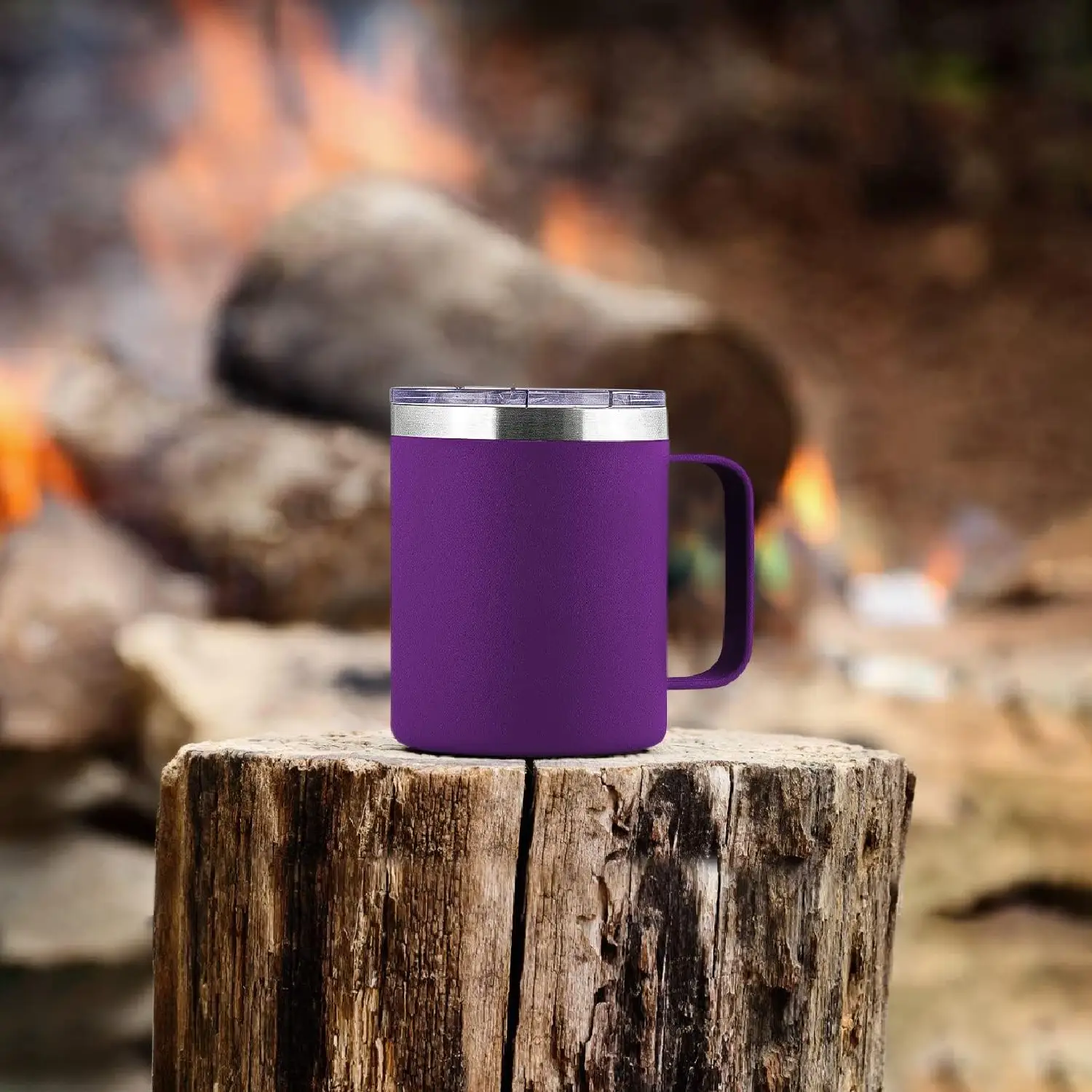 Insulated Coffee Mug With Lid