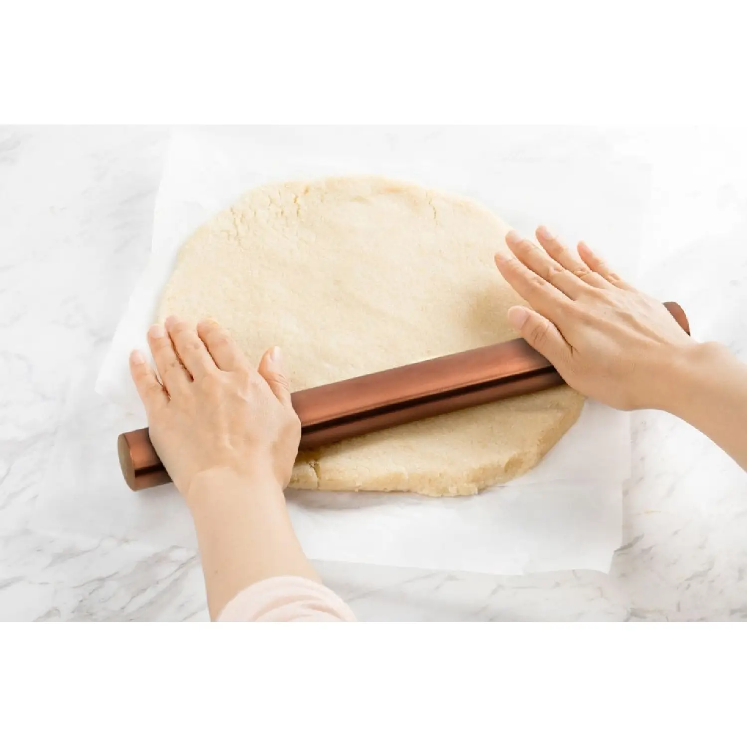 Zulay Kitchen Stainless Steel Rolling Pin - Copper