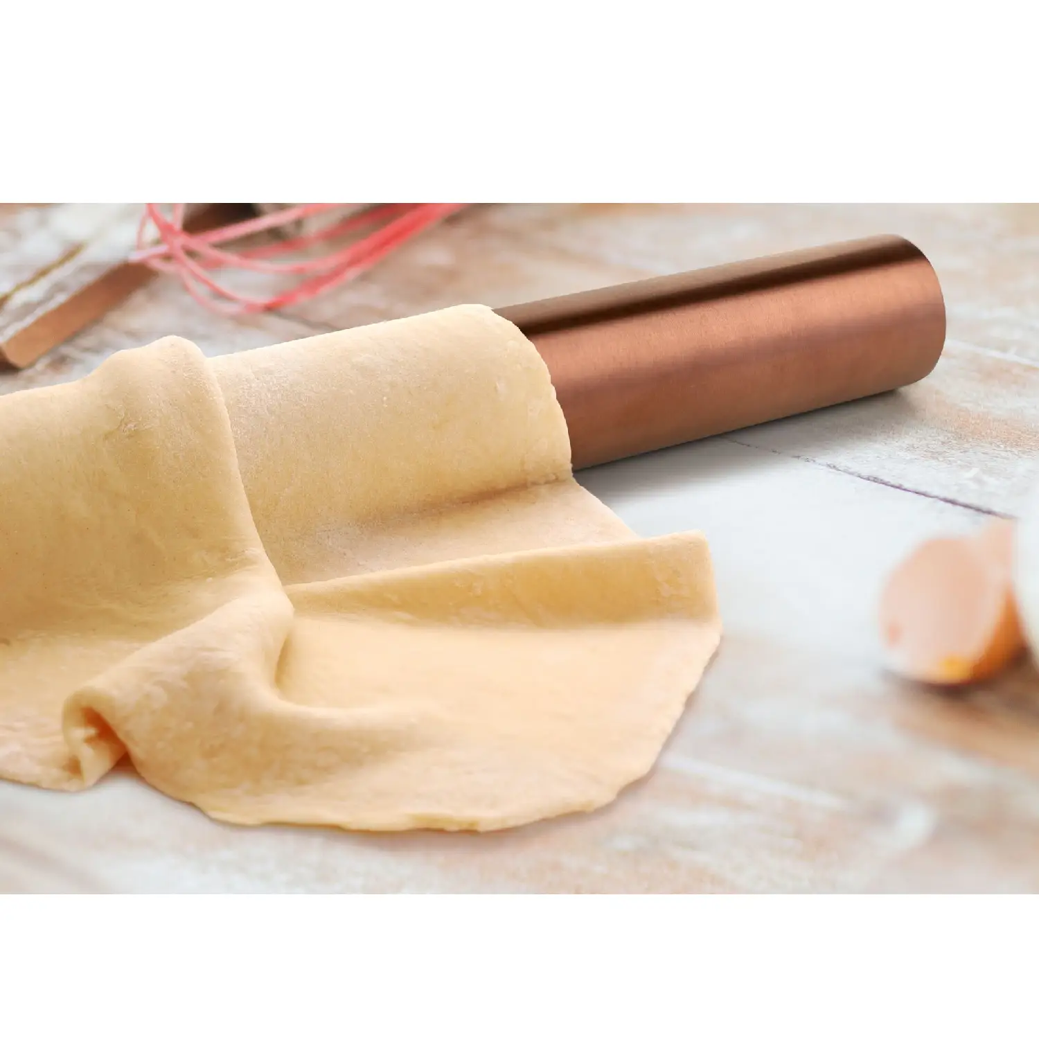 Zulay Kitchen Stainless Steel Rolling Pin - Copper