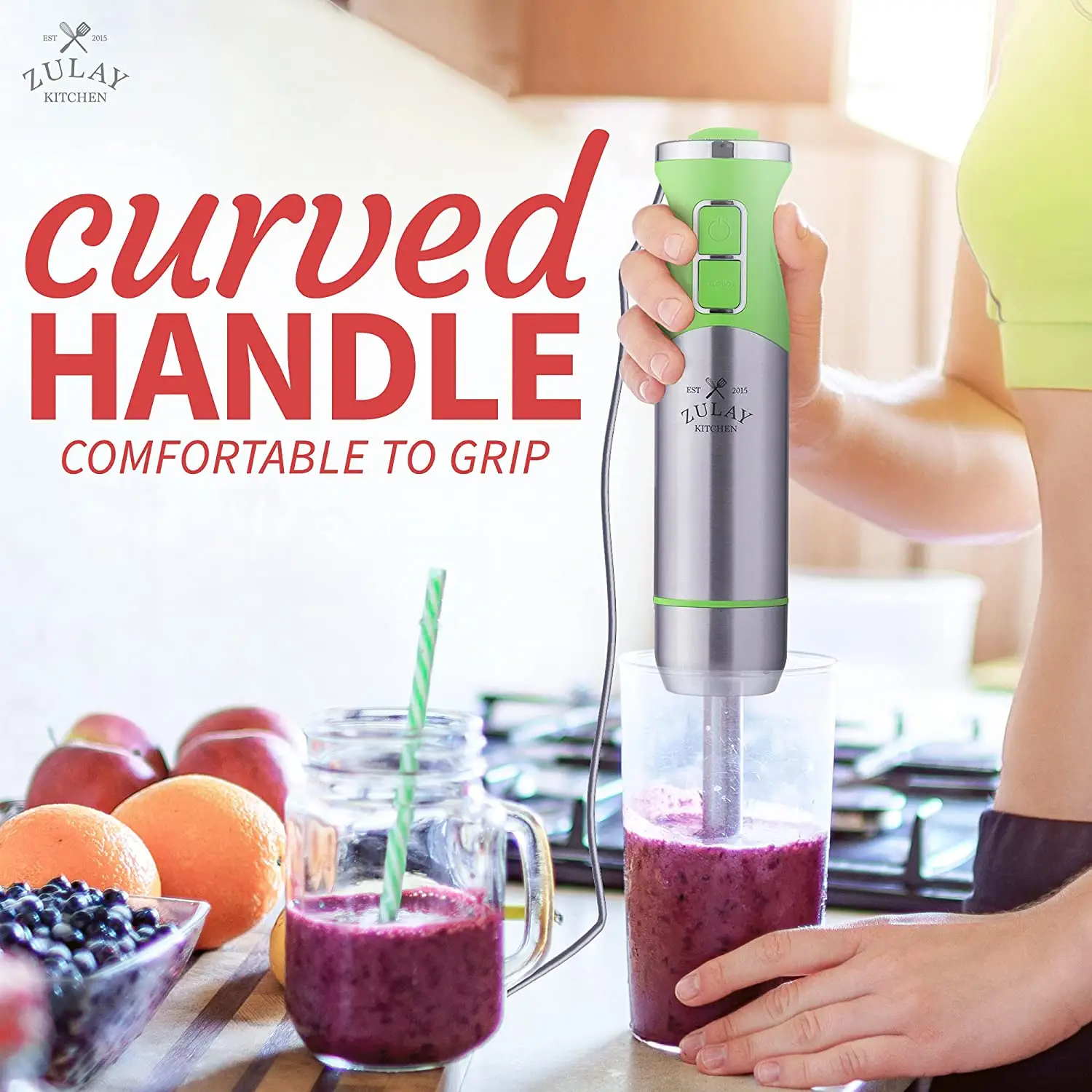  Zulay Kitchen Immersion Hand Blender - 500W