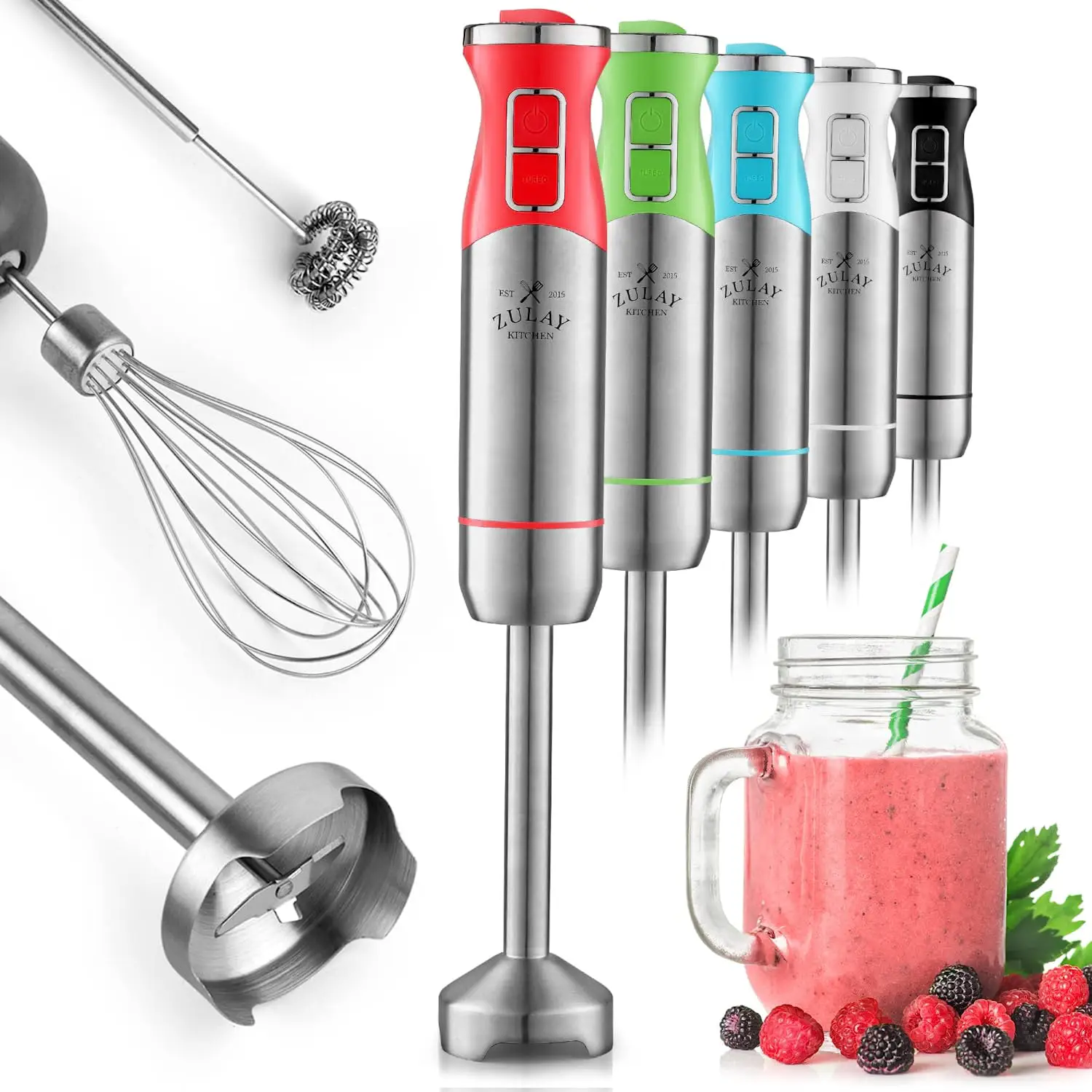  Zulay Kitchen Immersion Hand Blender - 500W