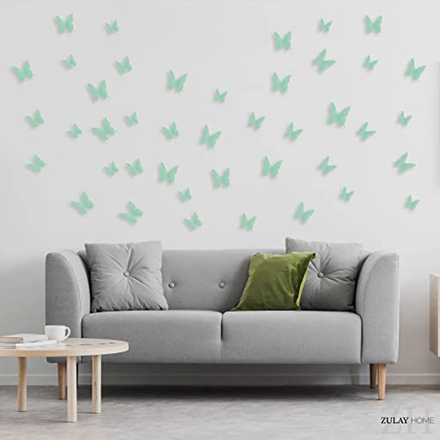 Zulay Home 3D Butterfly Wall Decor - 24pcs Butterfly Decor with 3 Different Sizes