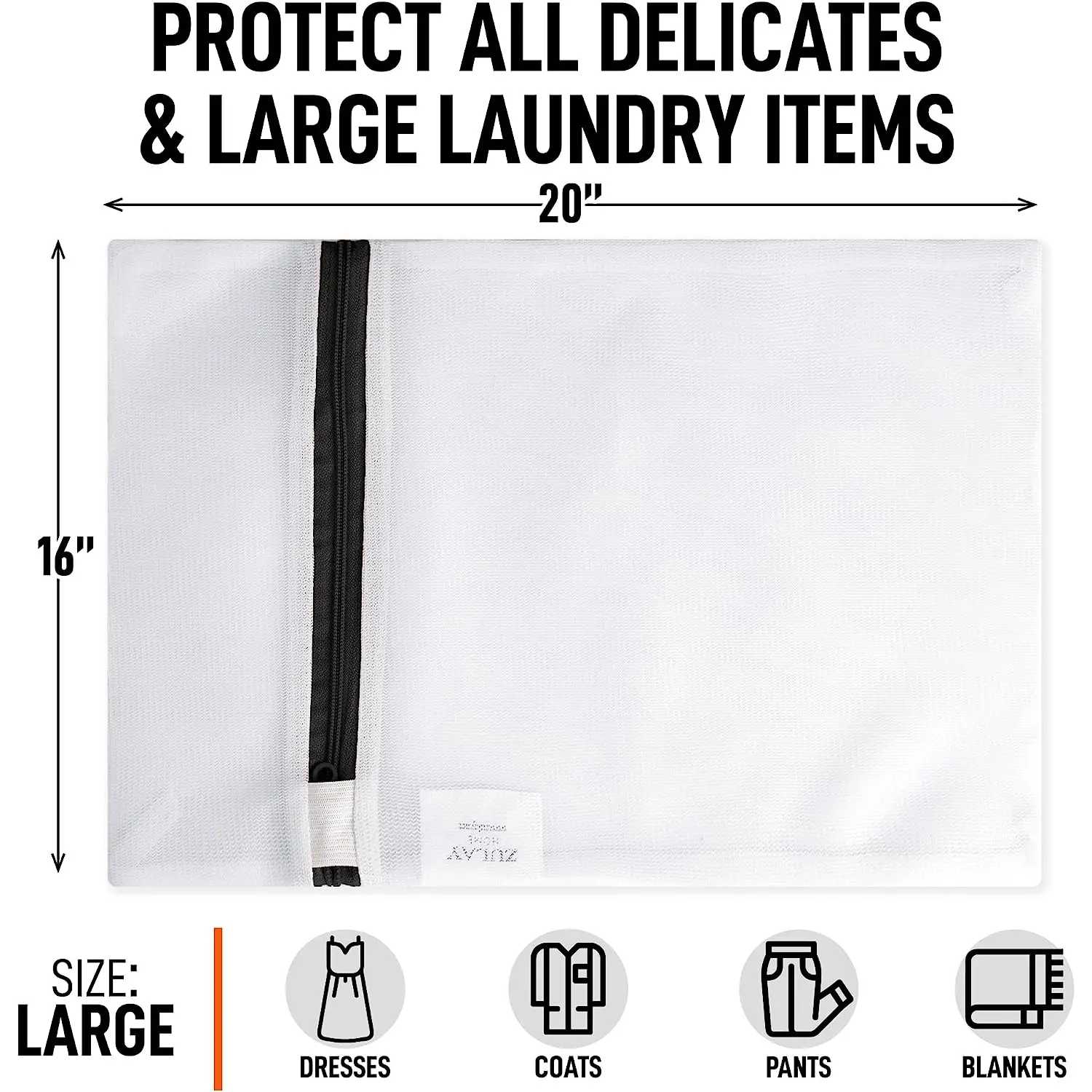 Zulay Home Mesh Laundry Bags