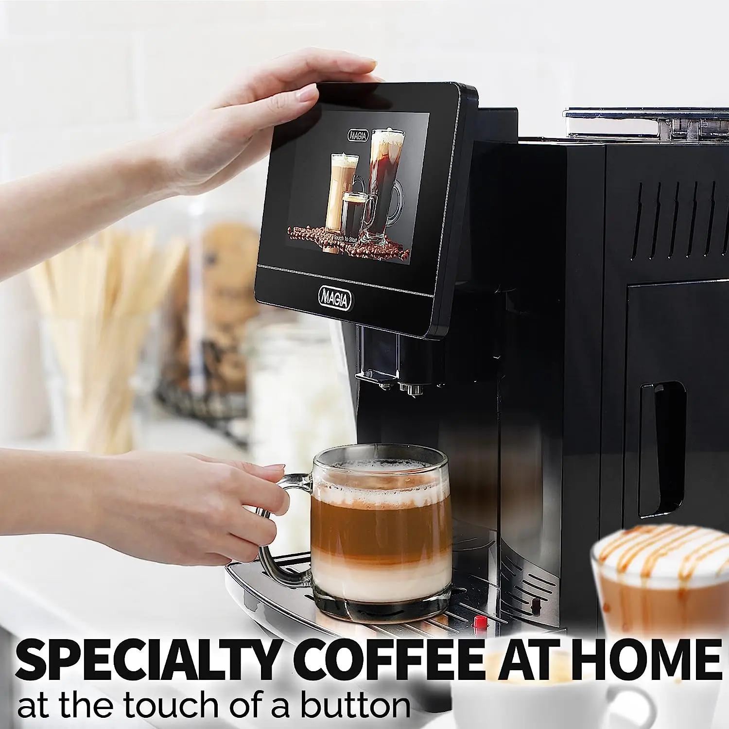 Zulay Magia Automatic Espresso Machine with Grinder