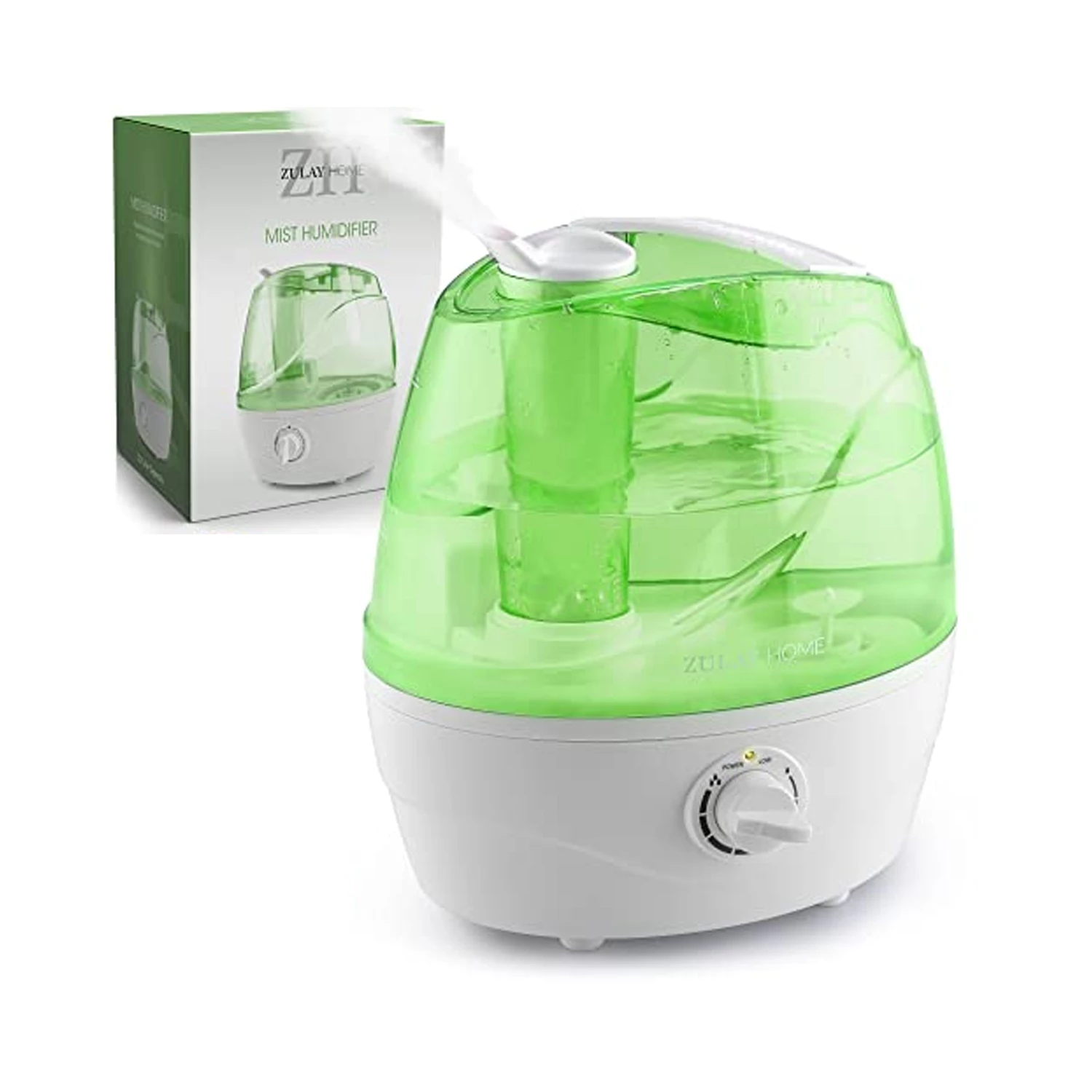 Zulay Cool Mist Humidifiers (2.2L Water Tank)