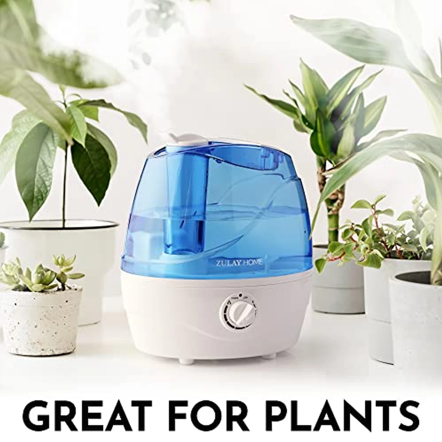 Zulay Cool Mist Humidifiers (2.2L Water Tank)