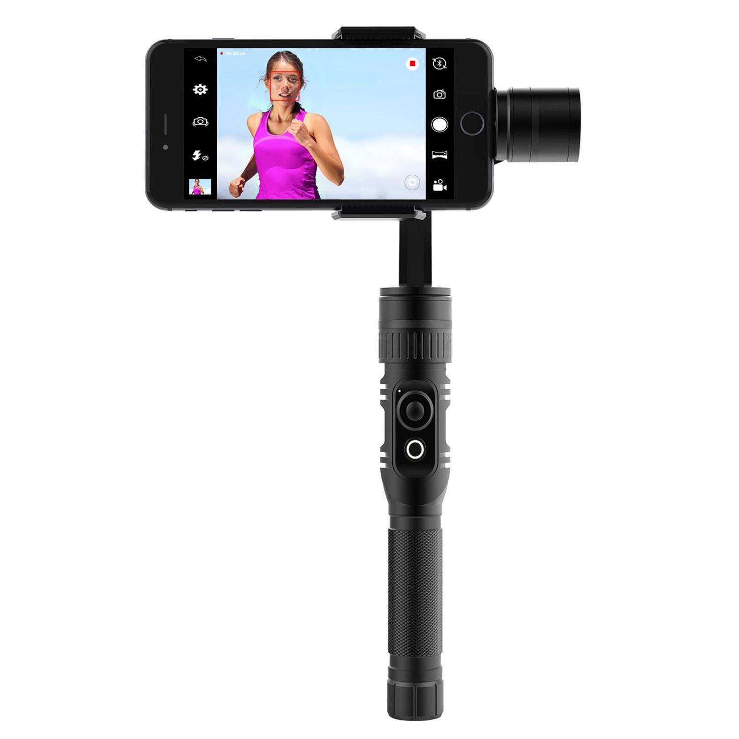 3-Axis Handheld Gimbal Stabilizer for Smartphones - Up to 6" Screen Size