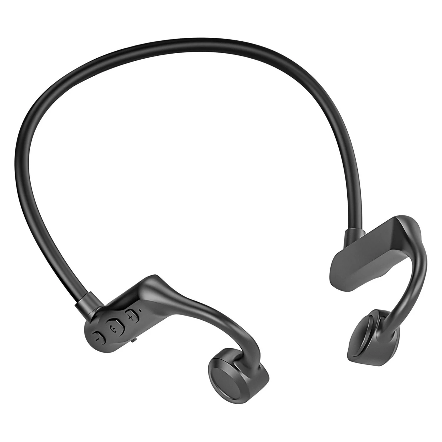 Waterproof Wireless V5.1 Bone Conduction Earphones - Open-Ear Headsets with Mic - Music Sport Earpho