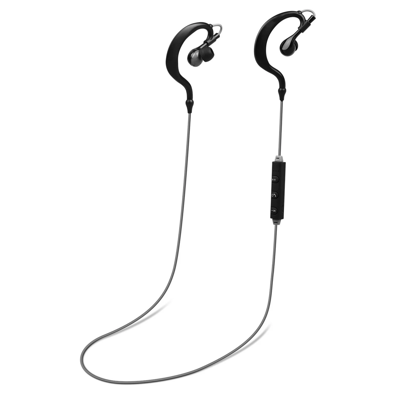 Wireless Sport In-Ear Headphones V4.1 - Sweat-proof Neckband Earbuds, Deep Bass, Mic - Running, Hiki