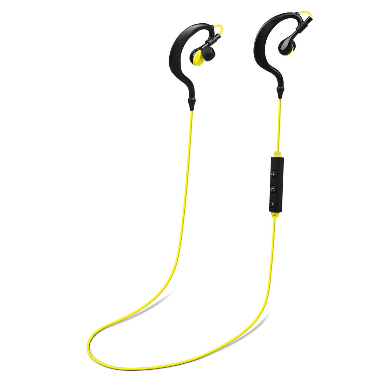 Wireless Sport In-Ear Headphones V4.1 - Sweat-proof Neckband Earbuds, Deep Bass, Mic - Running, Hiki