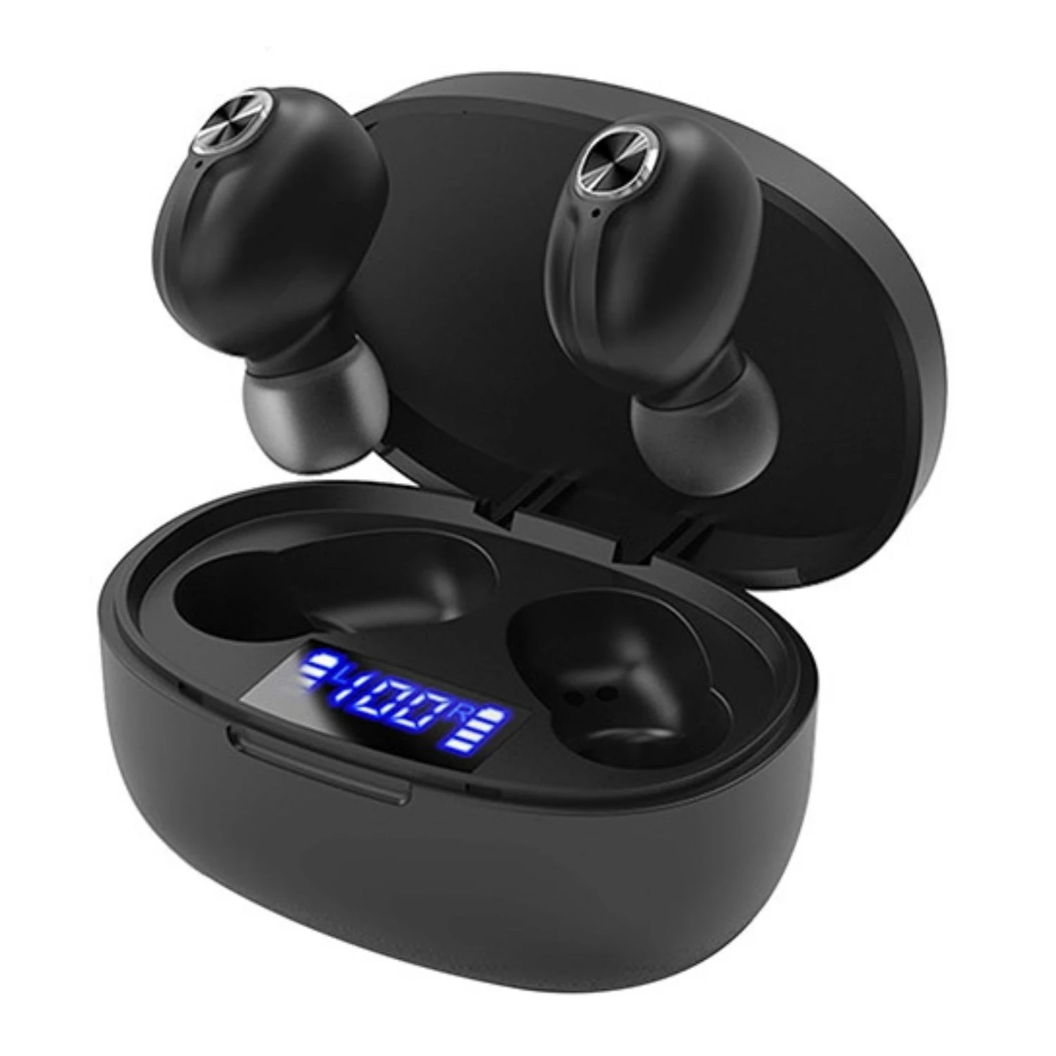 TWS Wireless 5.0 Earbuds - In-Ear Stereo Headset with Noise Canceling, Mic
