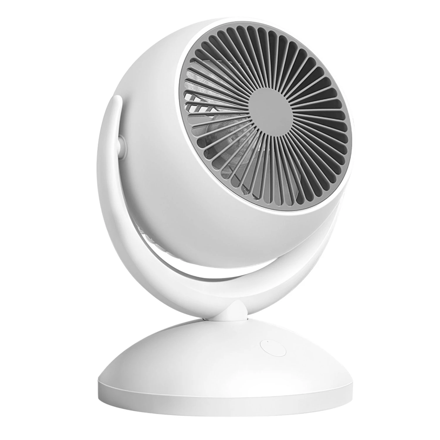 Portable Rechargeable Desk Fan - 4 Speeds, 360° Tilt, Quiet 40dB - Ideal for Home or Office